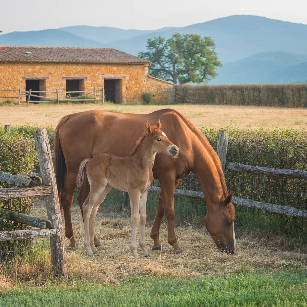Élevage de chevaux, Haras du Lin Rouge, Rochefort-en-Valdaine