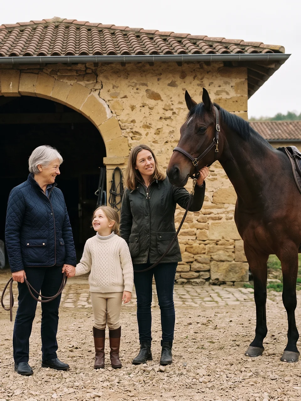 L'équipe, Haras du Lin Rouge, centre équestre à Rochefort-en-Valdaine