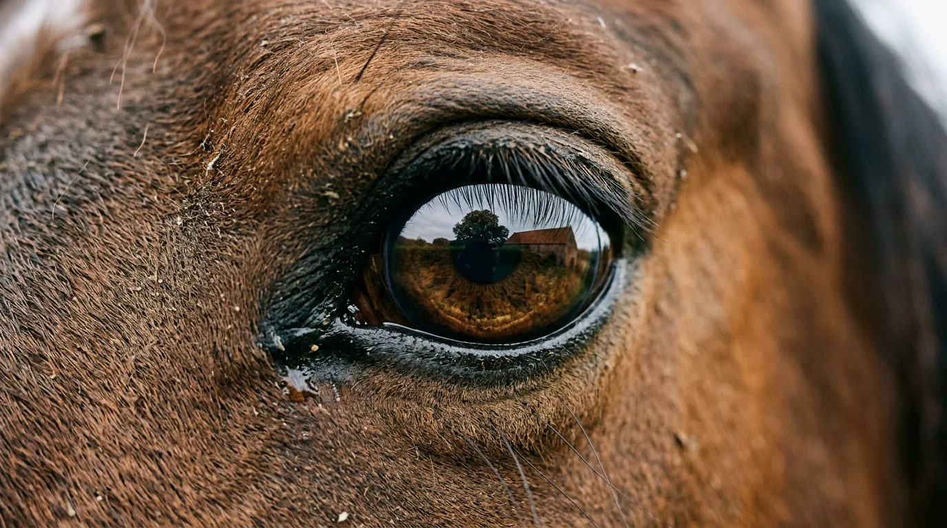 Un regard de cheval, Haras du Lin Rouge, Rochefort-en-Valdaine
